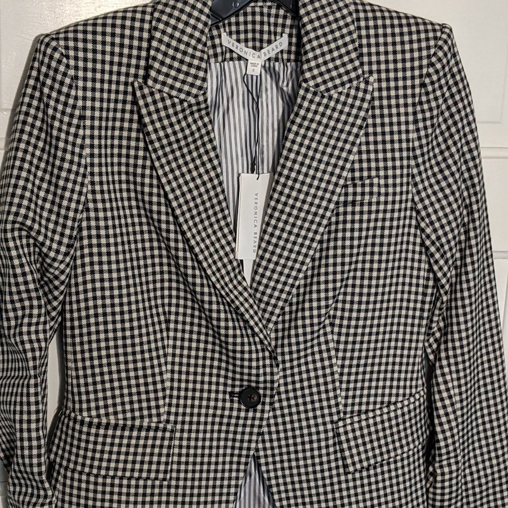 VERONICA BEARD Dickey JACKET Black Plaid ATHENS